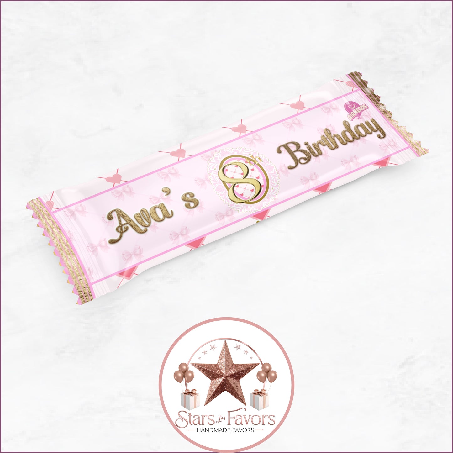 Pink Bow Party Favor Collection