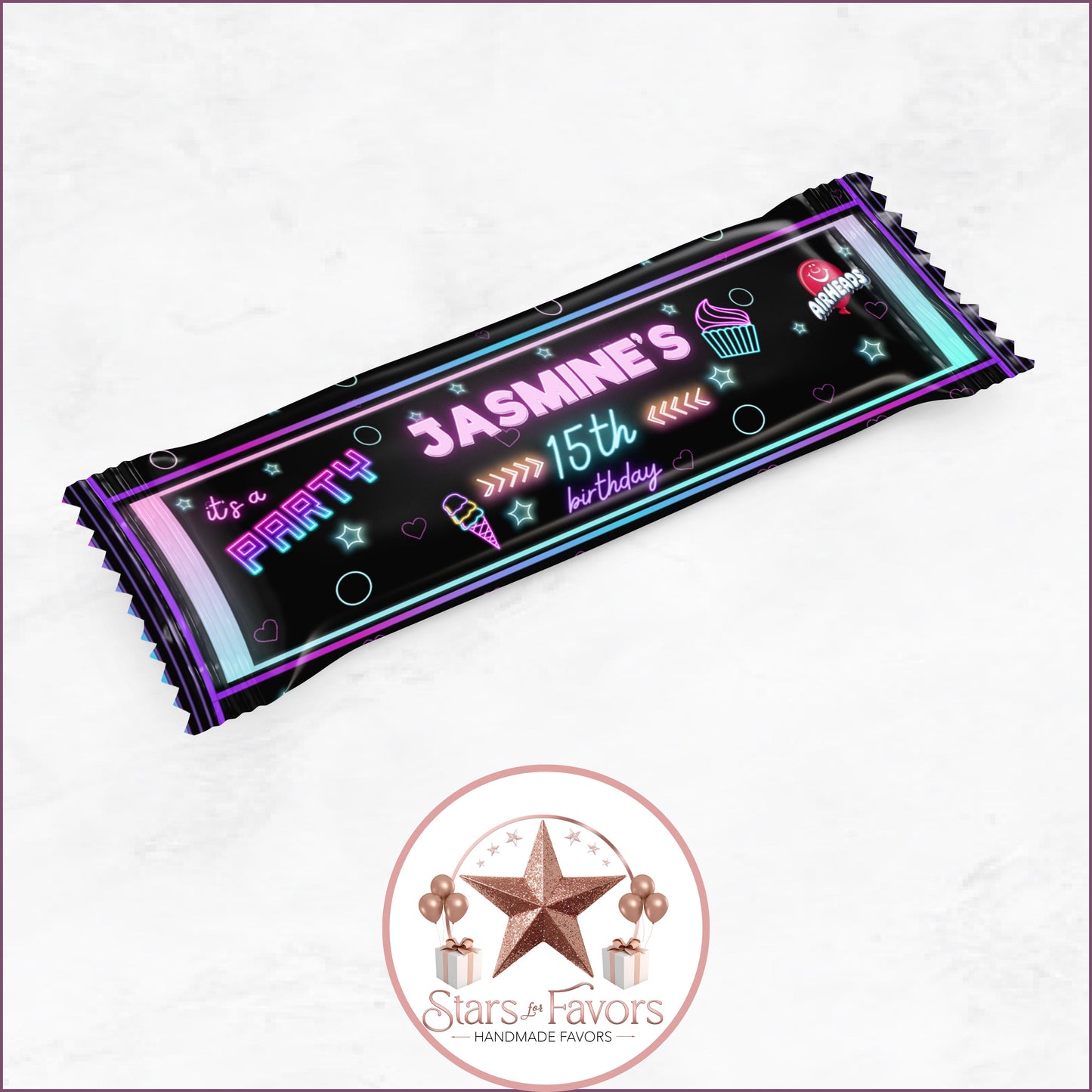 It’s a Party – Neon Birthday Party Favor Collection
