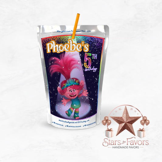Trolls Band Together Juice Pouch Party Favors