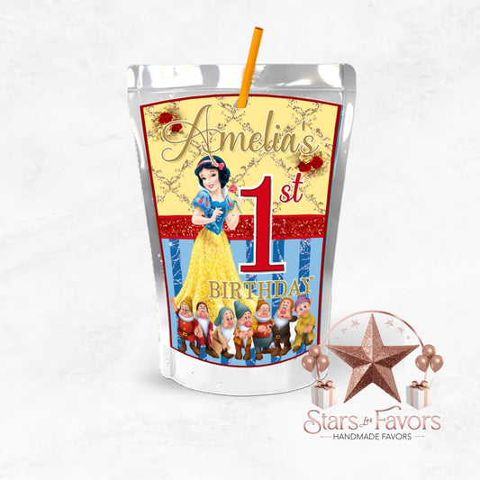 Snow White Custom Juice Pouch