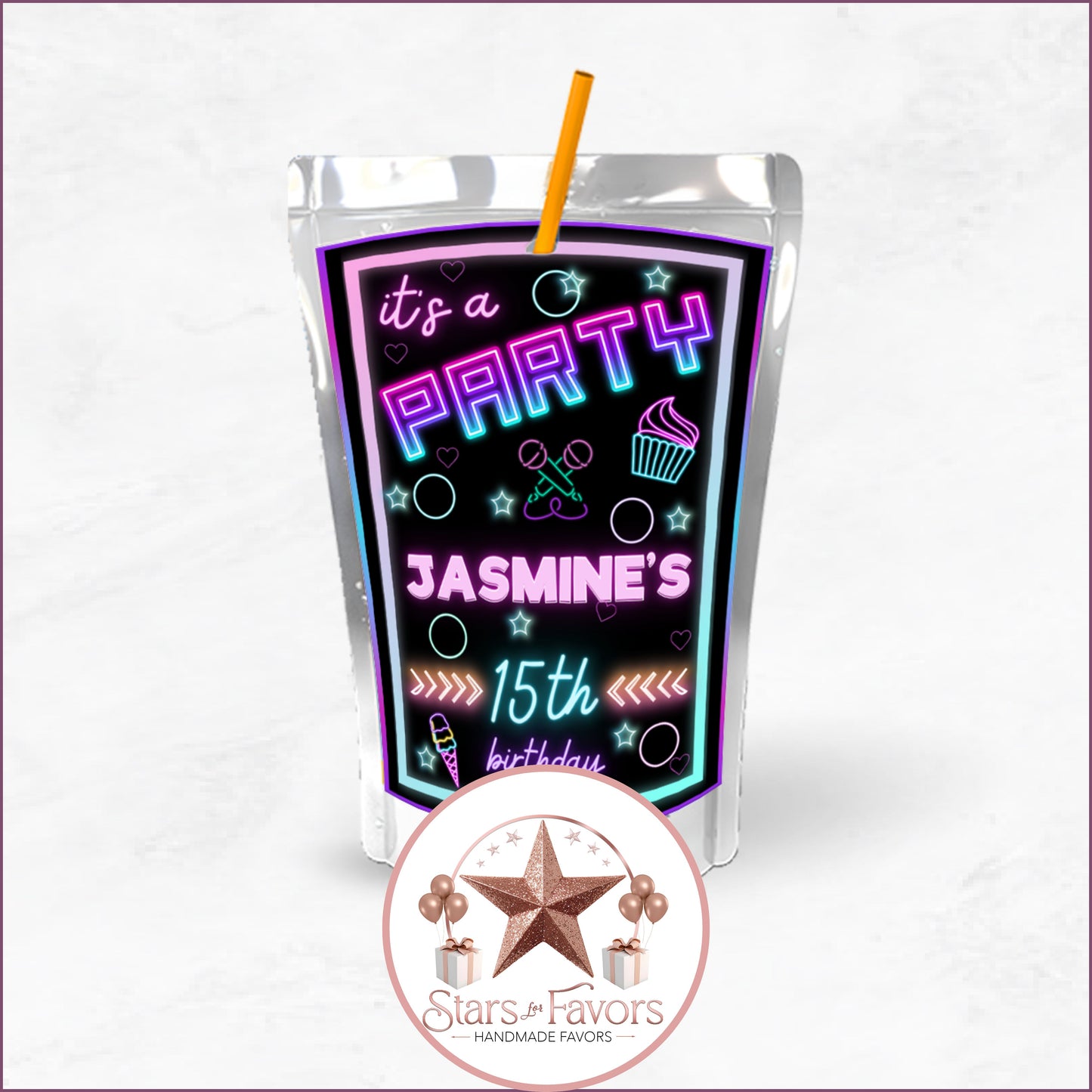 It’s a Party – Neon Birthday Party Favor Collection