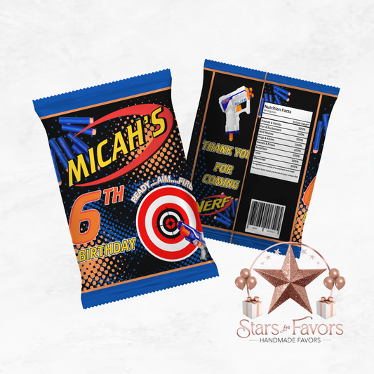 Nerf Ready Aim Fire Custom Chip Bags