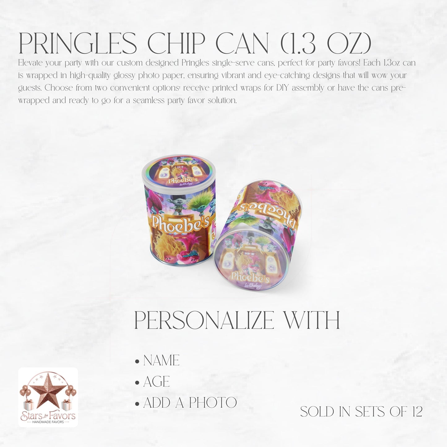 Trolls Band Together Pringles Chip Can