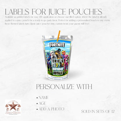 Battle Royale Custom Juice Pouch