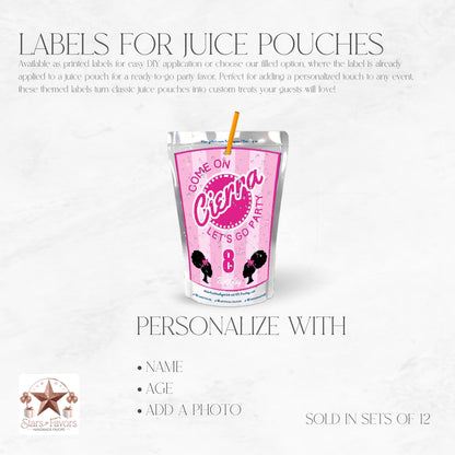 Come On Afro Barbie Juice Pouch