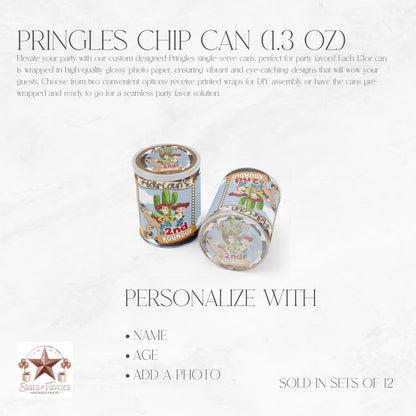 Toy Cowboy Roundup Pringles Chip Can
