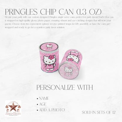 Kitty Personalized Pringle Can