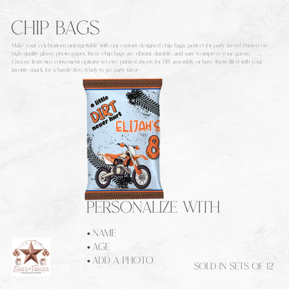 A Little Dirt Never Hurt Custom Chip Bags