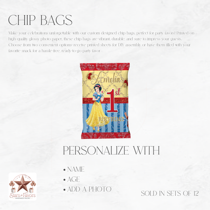 Snow White Chip Bags