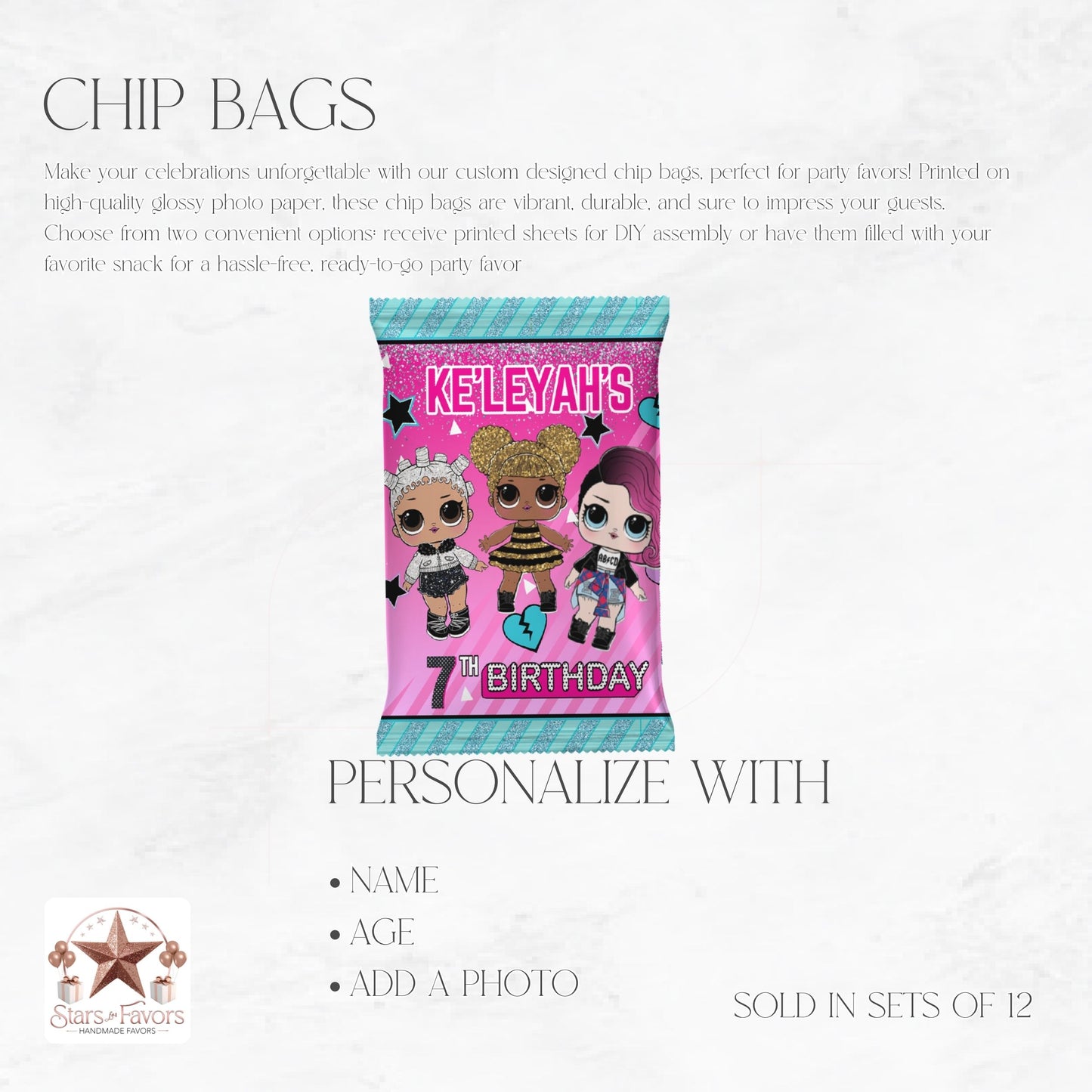 LOL Dolls Chip Bag