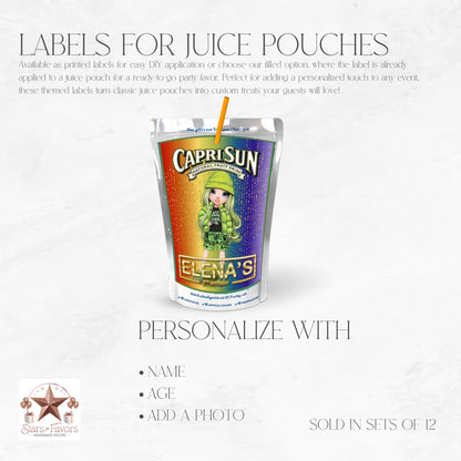 Rainbow High Dolls Juice Pouches