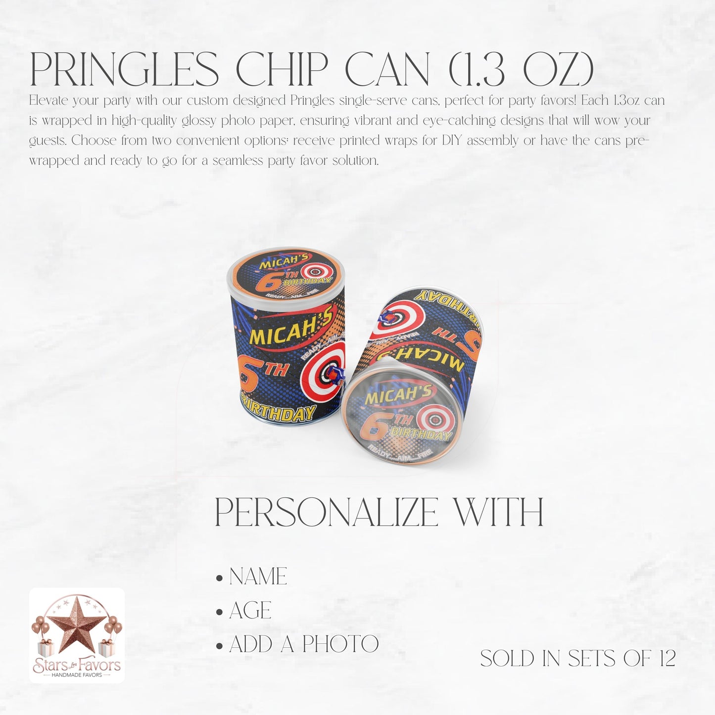 Nerf Ready Aim Fire Pringles Chip Can