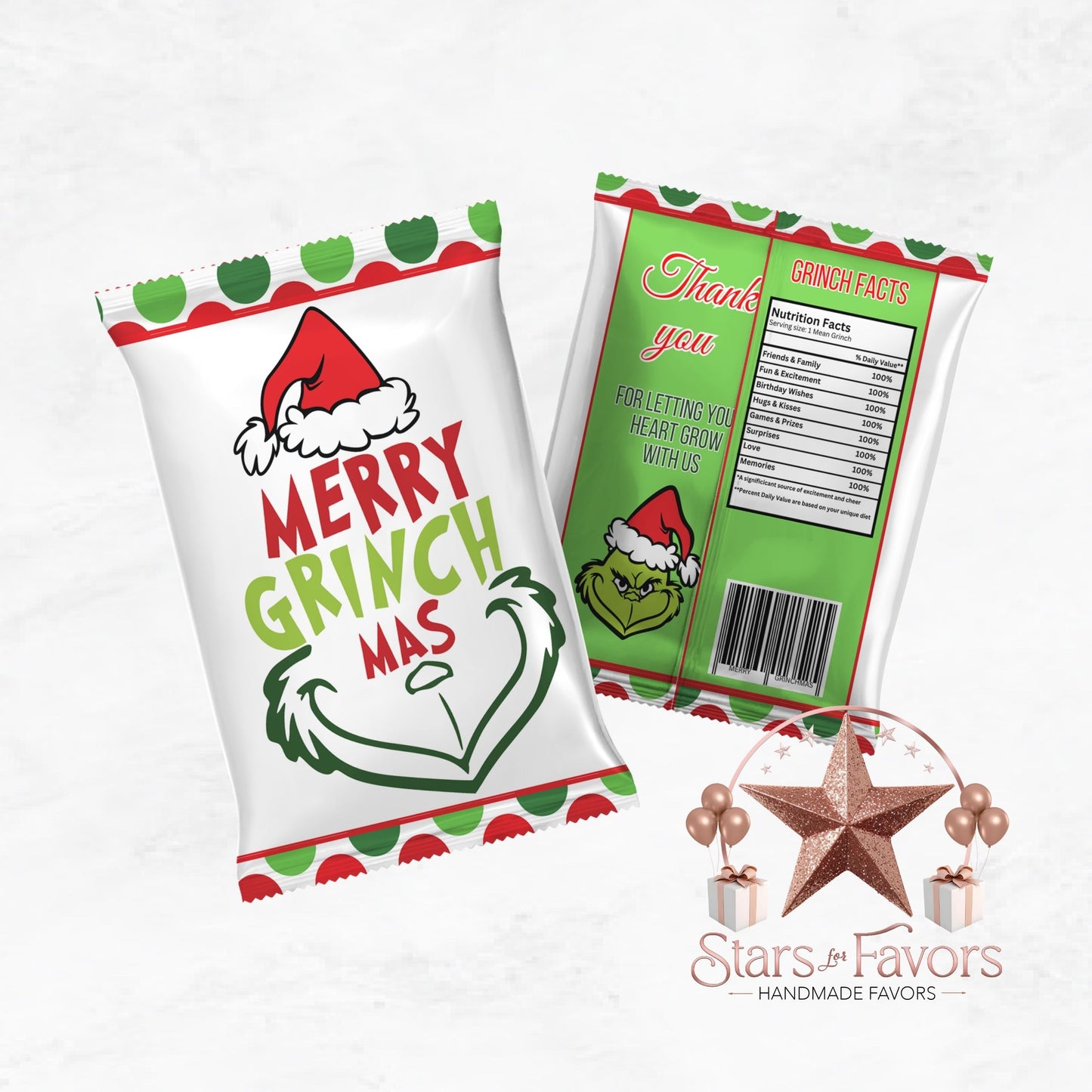 Merry Grinchmas Chip Bag
