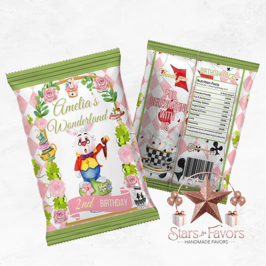 Alice in Wonderland Custom Chip Bag