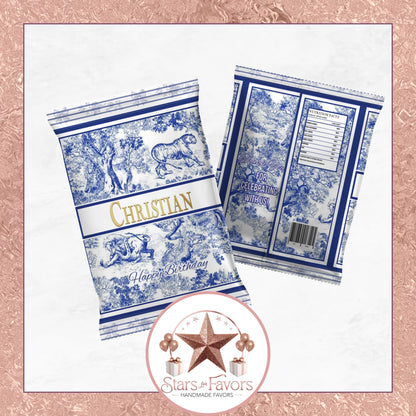 Toile Du Juoy Classic Blue