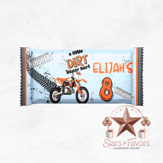 A Little Dirt Never Hurt Chocolate Bar Wrappers