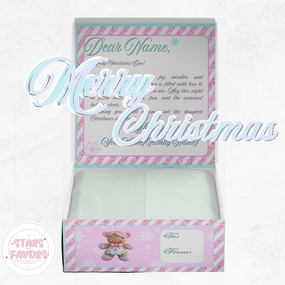 Merry Gingerbread Christmas Eve Gift Box