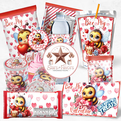 Bee My Valentine Party Favors