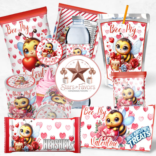 Bee My Valentine Party Favors