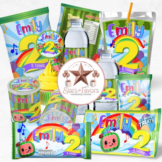 Cocomelon Birthday Party Favor Collection