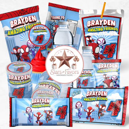 Spidey & Friends Party Favor Collection