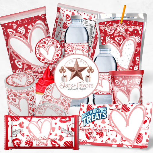 Valentine Hearts Party Favors