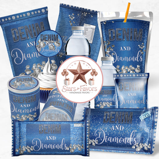 Denim & Diamonds Party Favor Collection