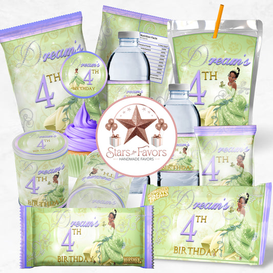 Princess Tiana Birthday Party Favor Collection