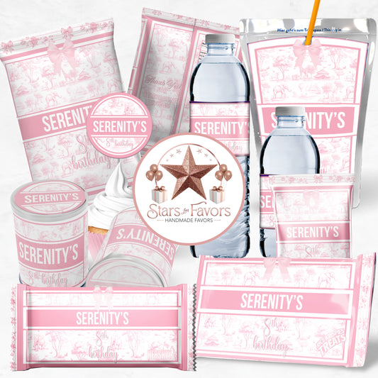 Toile Du Juoy Safari Pink