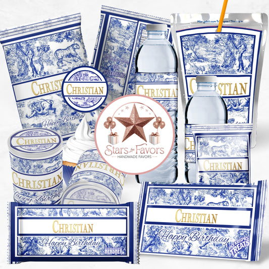 Toile Du Juoy Classic Blue