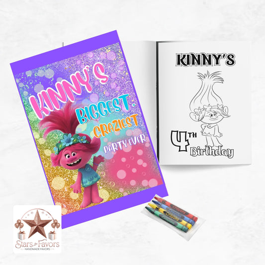 Trolls Craziest Birthday Coloring Book