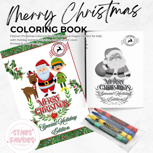Merry Christmas Coloring Book