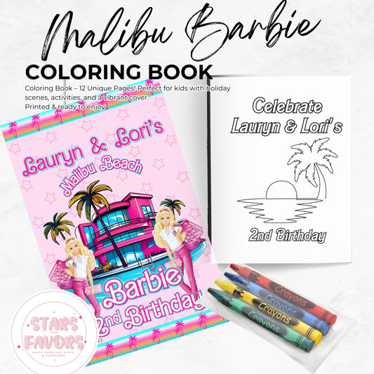 Malibu Barbie Coloring Book