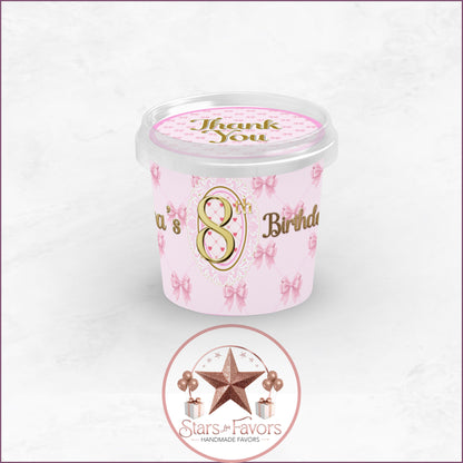 Pink Bow Party Favor Collection