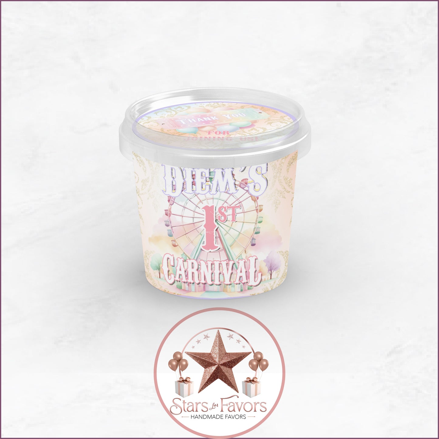 Pastel Carnival Party Favor Collection