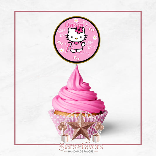 Kitty Cupcake Toppers