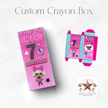 LOL Dolls Customized Coloring Book