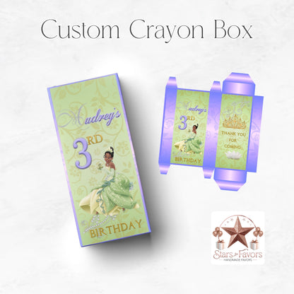 Princess Tiana & The Frog Custom Coloring Book