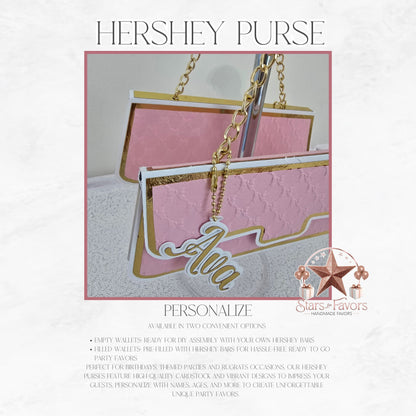 Pink Bows Hershey Purse