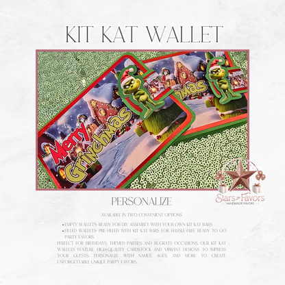 Merry Grinchmas Kit Kat Wallets