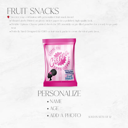 Come On Afro Barbie Fruit Snacks