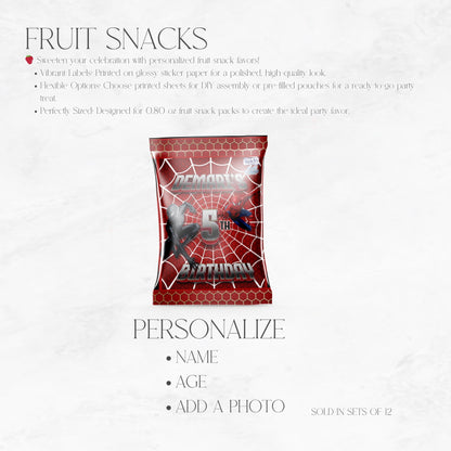 Spiderman Vs Venom Fruit Snack