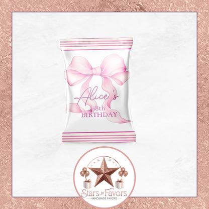 Coquette Pink Bow