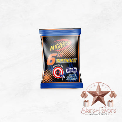 Nerf Ready Aim Fire Custom Fruit Snacks