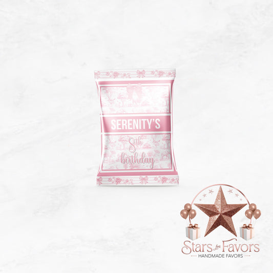 Toile Du Juoy Safari Pink Custom Fruit Snacks