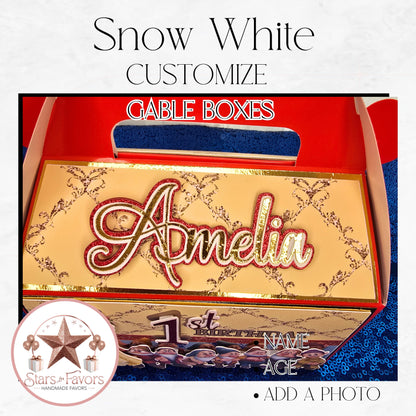 Snow White Gable Boxes
