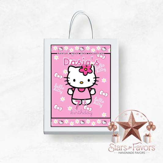 Kitty Personalized Gift Bags