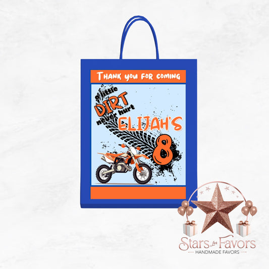 A Little Dirt Never Hurt Dirt Bike Gift Bags