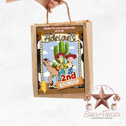 Toy Cowboy Roundup Gift Bags