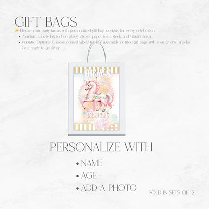 Pastel Carnival Gift Bags